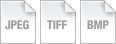 画像データ（JPEG、TIFF、BMP）