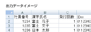 発行済みデータ取得機能